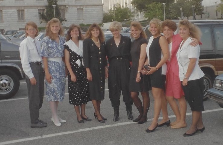 1991 spring women national champs out of uniform.JPG