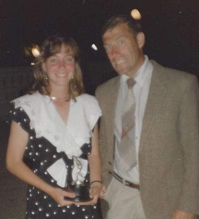 1991 spring women MVP and coach Avery.JPG